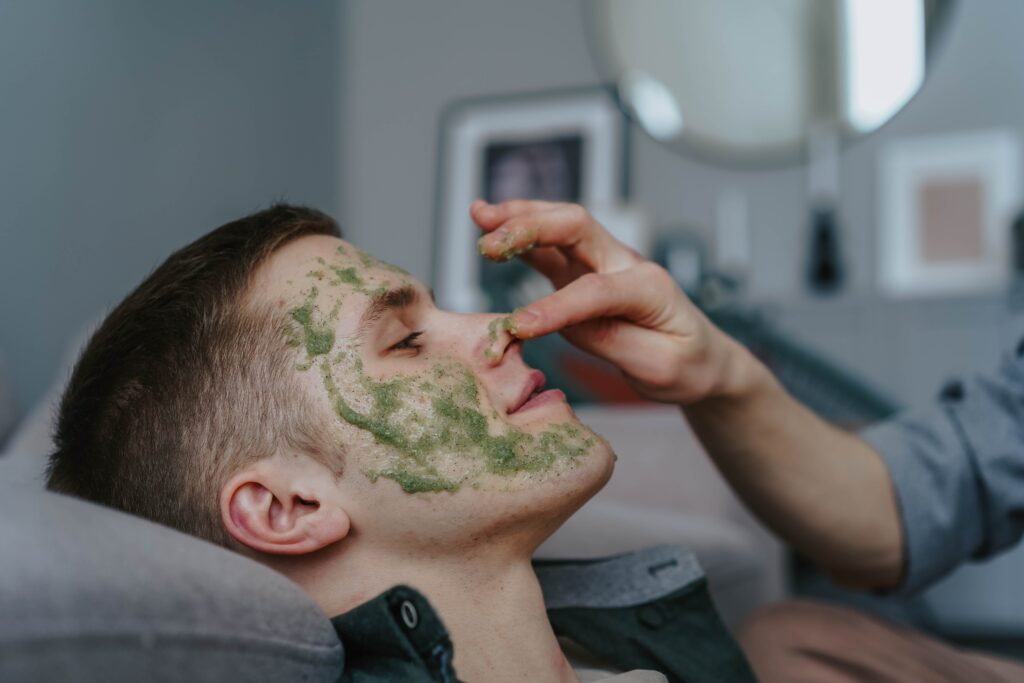 Male grooming Beauty trends for men include skin care and styling