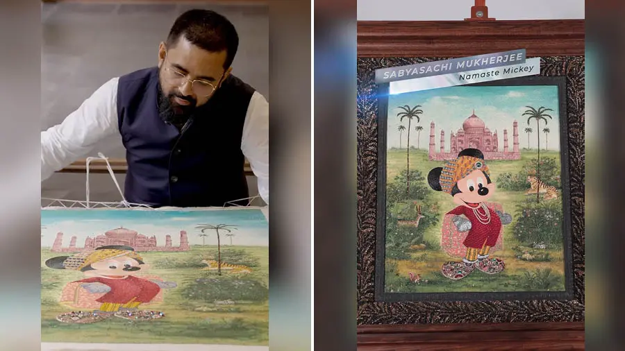 Sabyasachi and Namastey Mickey - Shop for the Look 